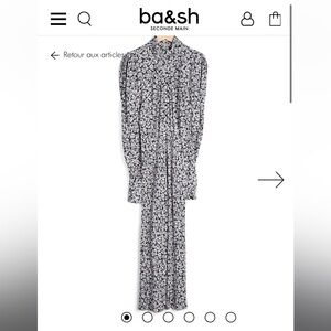 ba&sh floral print Long Sleeve Dress